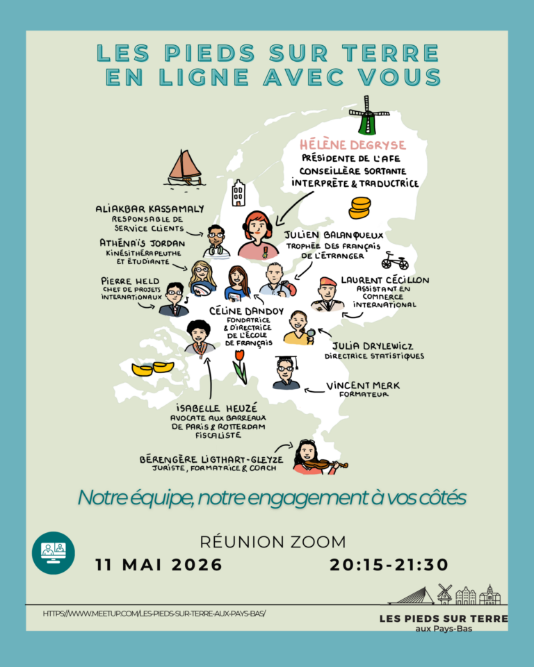 Lire la suite à propos de l’article Les Pieds sur Terre aux Pays-Bas, en ligne avec vous