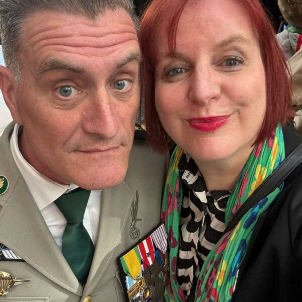 Avec Laurent Cécillon, Cérémonie du souvenir Kapelle, Zélande